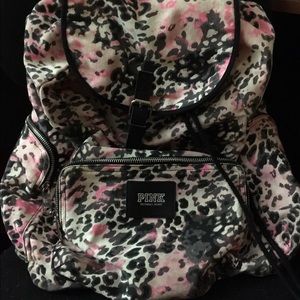 PINK Victoria Secrets Leopard Backpack