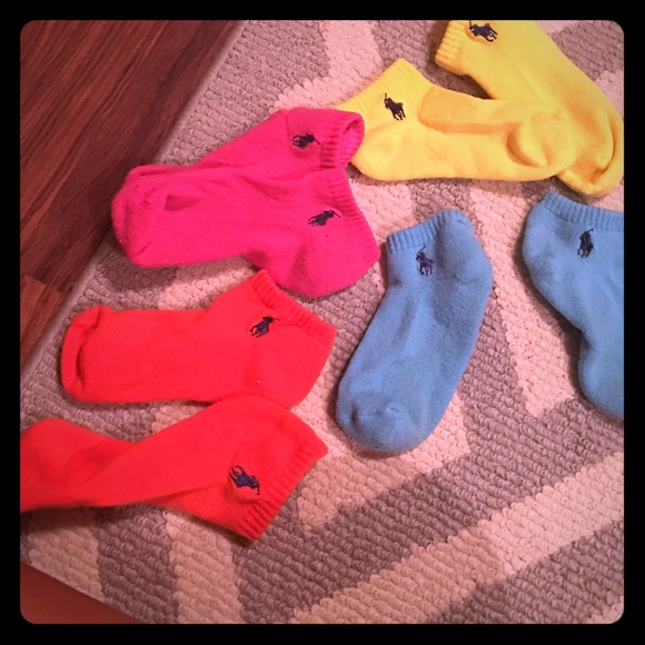 4 Polo socks! One size stretchy!