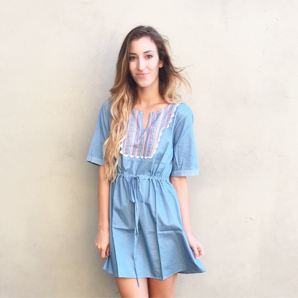 | new | chambray dress - Picture 2 of 4
