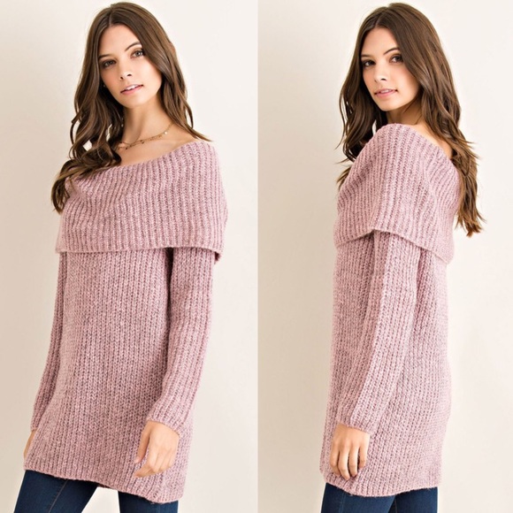 1DAYSALE Off Shoulder Sweater Top - Picture 2 of 4