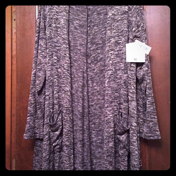 XL Sarah long knit cardigan