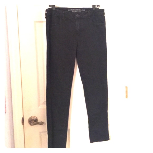 Black American Eagle super stretch jeggings
