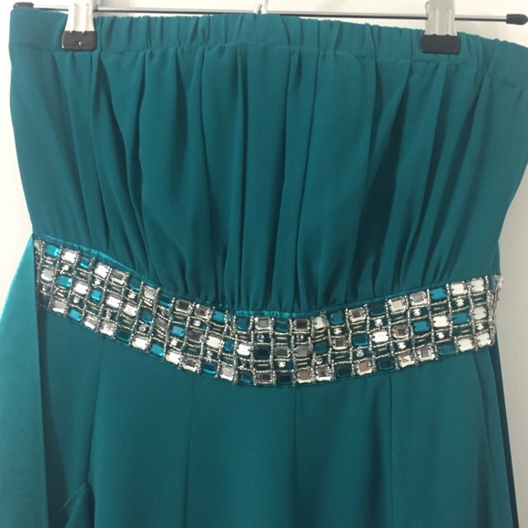 🎉LAST CALL🎉 Teal Cocktail Dress - Picture 2 of 4
