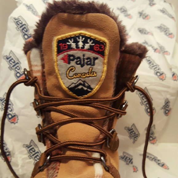 Pajar tan leather ankle boot - Picture 2 of 3