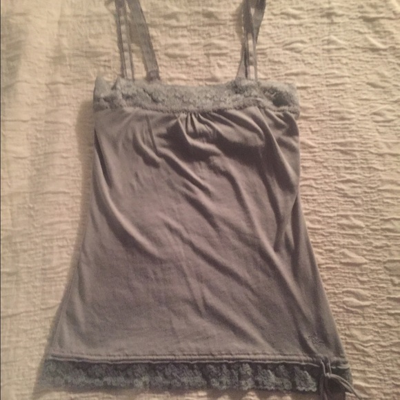 Lacey strap and detail tank