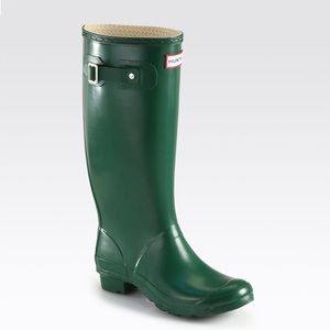 Hunter Rain Boots (Wide Calf) 5M/6F US | 37 EU