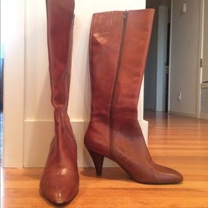 Franco Sarto knee high leather boots