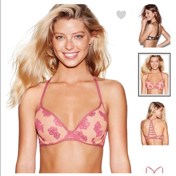 NWOT maroon PINK razorback bra