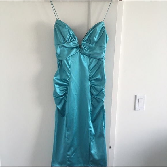 Nicole Miller | Beautiful Blue Fitted Midi Dress