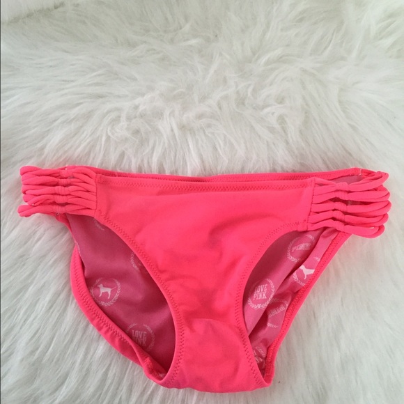 Hot Pink Love Pink Bikini Bottom