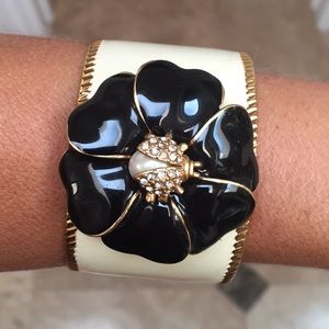 Stella and Dot Kelly Cuff Flower Ladybug