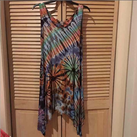 Handmade tie dye dress