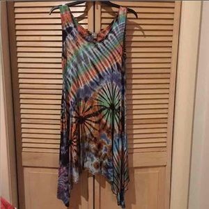 Handmade tie dye dress
