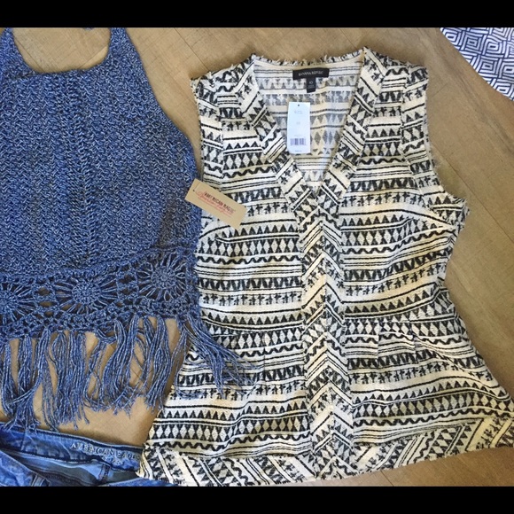 Banana Republic sz 10 Linen Tribal Peplum🎯