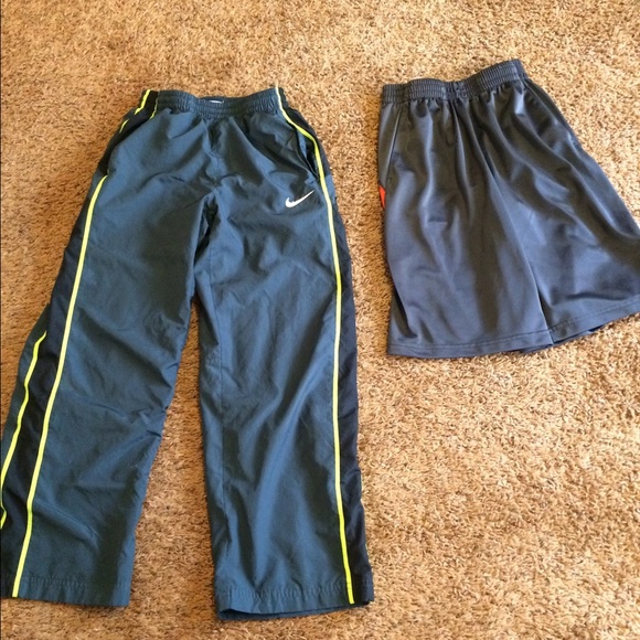 Boys Nike pants and puma shorts