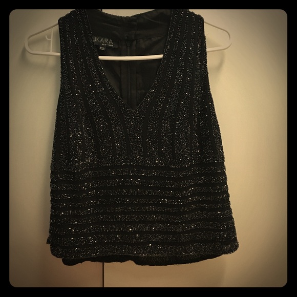 1DAYSALE! J Kara sequin top - Picture 1 of 4