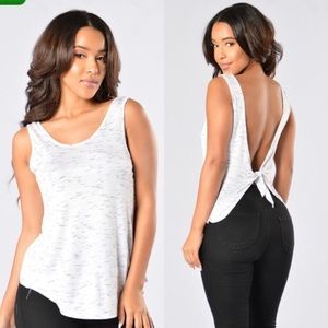 Backless top
