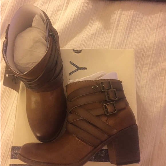 Roxy Tan Booties