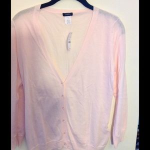 ✨✨NWT Sz:S Soft Pink J Crew button down cardigan✨✨