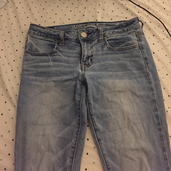 American eagle light wash jeans
