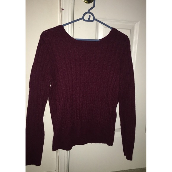 Maroon Knit sweater