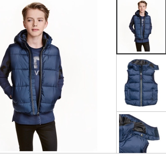 BACK TO SCHOOL. H&M PADDED VEST. FIRM ON PRICE