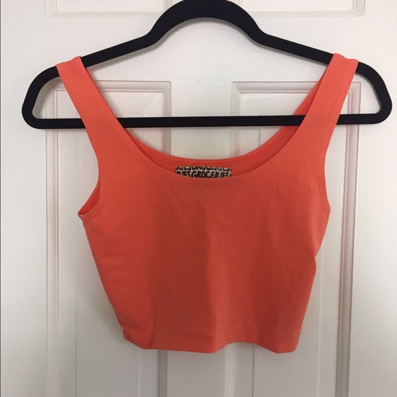 Groceries crop tank