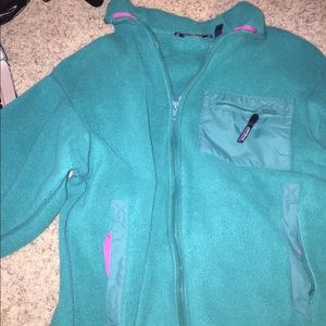 Vintage green Patagonia fleece jacket