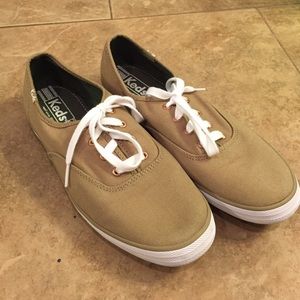 WORN ONCE Khaki Keds