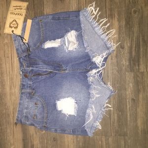 Shorts, high waisted