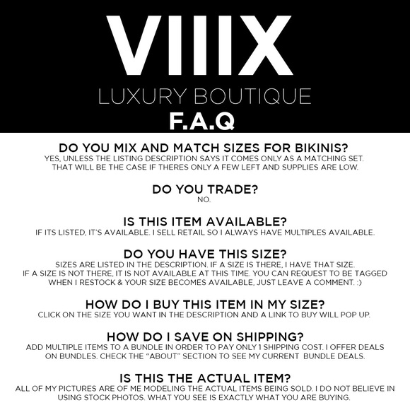 ▪️CLOSET RULES & F.A.Q▪️ - Picture 2 of 2