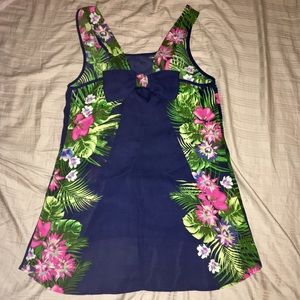 Cute floral tank top