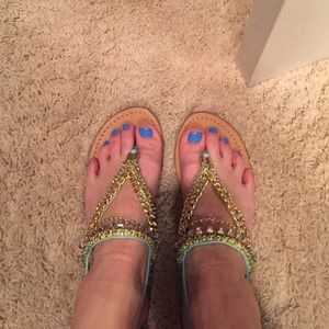 Jeweled flats