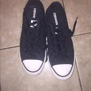 Black studded converse