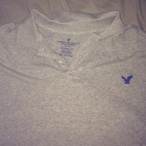A gray college shirt