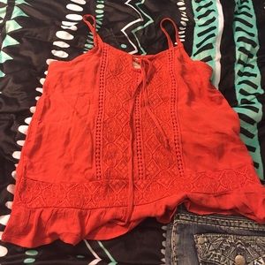 A coral ish Tank top