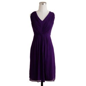 JCrew purple Louisa dress