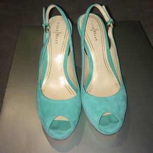 Cole Haan Peep Toe Slingback