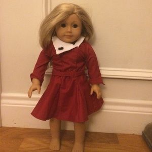 American Girl doll holiday dress for "Kit" doll