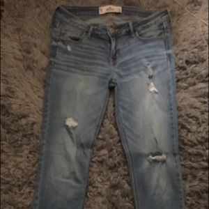 Hollister Distressed Skinny Leg Jeans