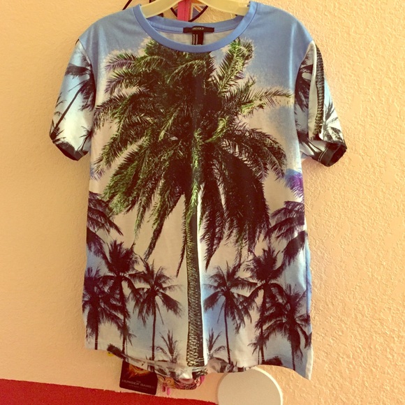 Tropical Forever 21 shirt