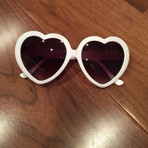 Heart shaped sunglasses