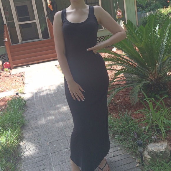 BLACK LONG SUNDRESS