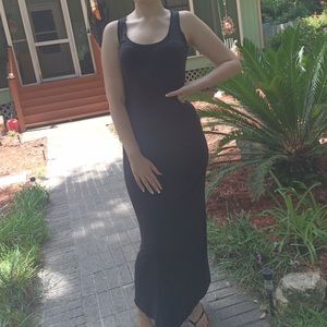 BLACK LONG SUNDRESS