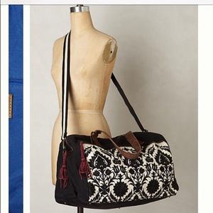 Anthropologie Embroidered Jasper & Jeera Weekender