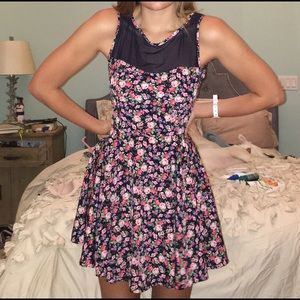 floral skater dress