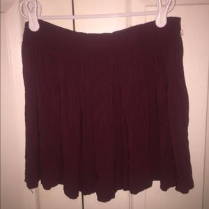 BRANDY MELVILLE MAROON SKIRT