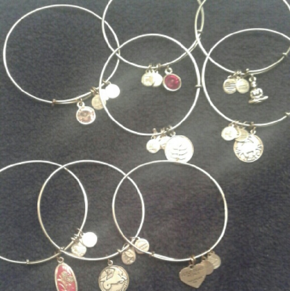 Set of 8 Authentic Alex & Ani Bracelets
