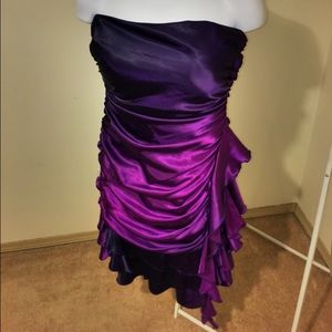 Pink and purple dress