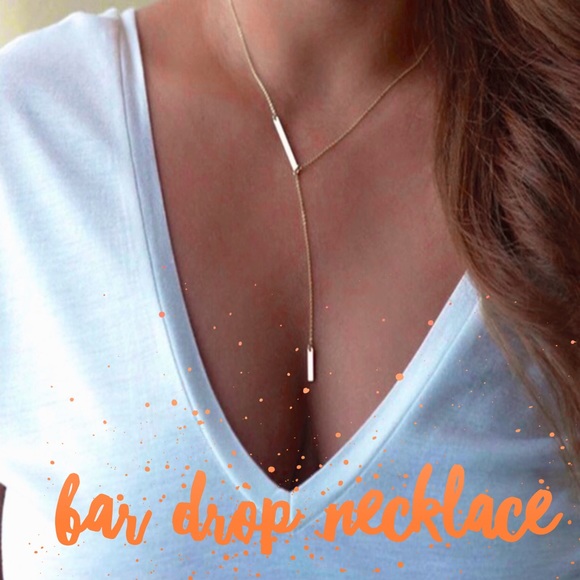 Bar Drop Necklace